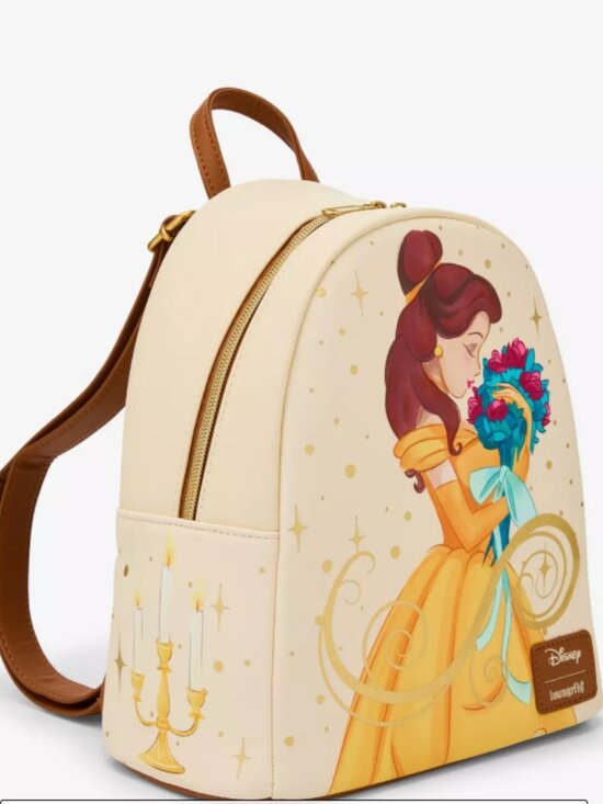 Loungefly Disney Beauty And The Beast Belle Bouquet Mini Backpack main image 2